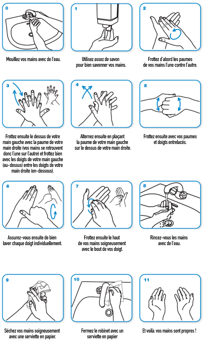maintenant lavez vos mains Laver Mains convenablement empêchera.. Health & Safety Signes 