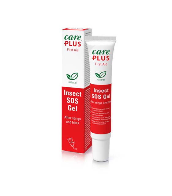 Care Plus Bio insect sos-gel werkt verzachtend na de insectenbeet of -steek