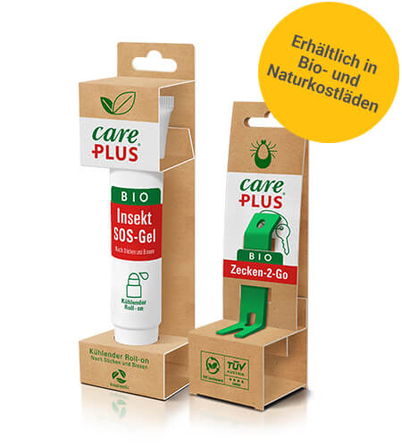 Care Plus Bio Produkte behandeln Insektenstiche