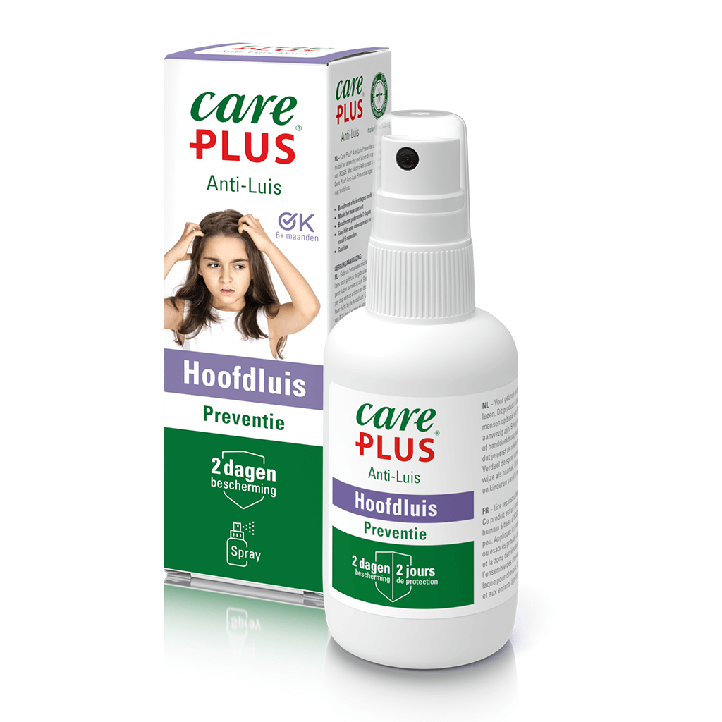Met onze Care Plus® Anti-Luis Preventie kun je gemakkelijk en snel hoofdluis voorkomen