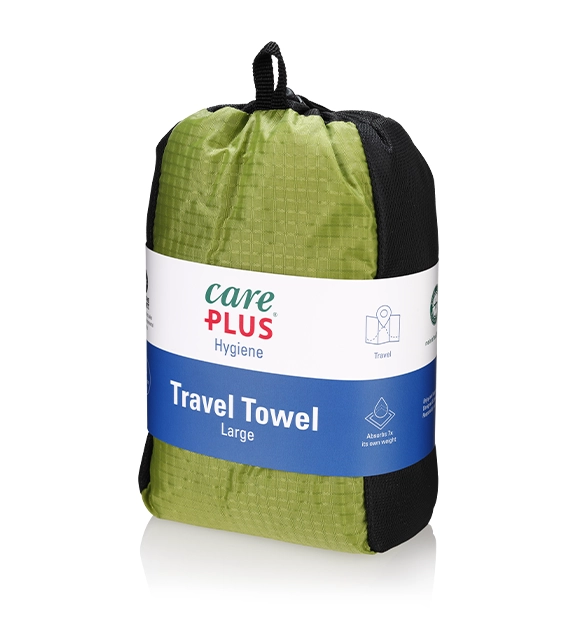 Care Plus® fast drying travel towels are multifunctional