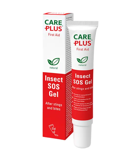 Insect SOS gel wirkt auch beruhigend nach Kontakt mit Brennhaaren des Eichenprozessionsspinners