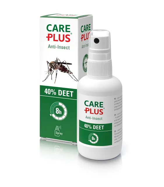 care-plus-anti-insect-deet-40-bescherming anti-insect met 40% DEET
