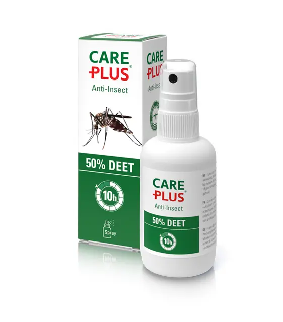 Care Plus anti-insect met 50% DEET voor optimale bescherming tegen muggen en teken
