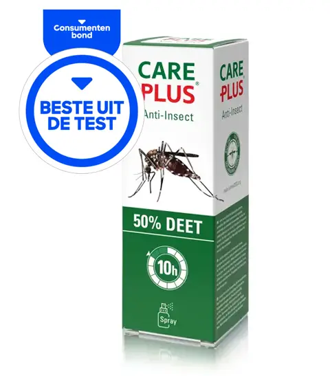 careplus-beste-anti-muggen-spray-consumentenbond Care Plus-anti-muggen spray met DEET als beste getest door de consumentenbond