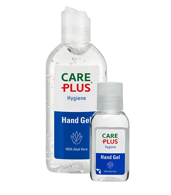 Care Olus reinigende hand gels voor thuis en voor op reis. Altijd schone handen, ook zonder water.