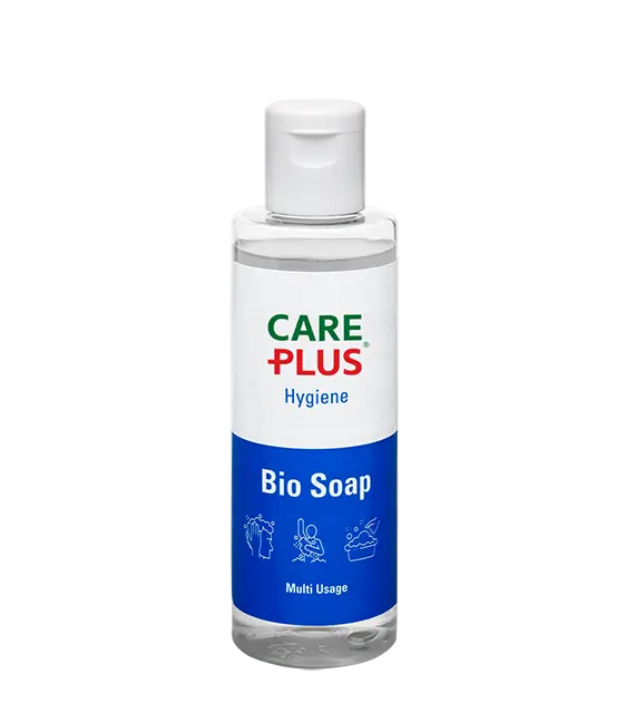 De multifunctionele Bio Soap kan gebruikt worden voor het wassen van handen, huid, haar, licht vervuilde kleding en de afwas
