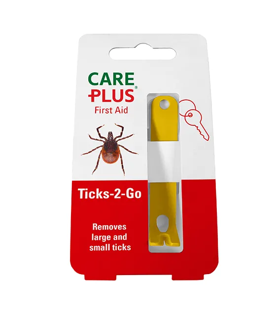 Care Plus® Ticks-2-Go zur Entfernung von adulten Zecken, kleinen Zecken und Nymphen Care Plus Ticks-2-Go Zeckenentferner zur sicheren Entfernung von Zecken